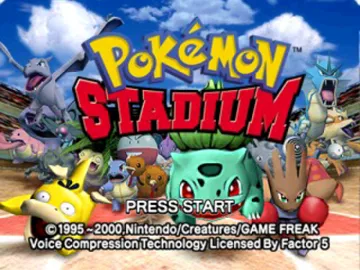 Pokemon Stadium (Europe) (Rev 1) screen shot title